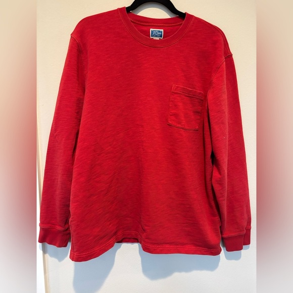 J. Crew Other - J. Crew Vibrant Red Knit Top L